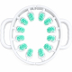 Italian Design Anti-Cell Massager Ring Roller 360º - Anello Massaggiante Corpo