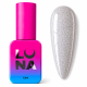 LunaMoon Camouflage Cover Base 13ml - 05 Silver Sugar Glitter