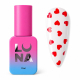 LunaMoon Top Coat Romantic 13ml - Con Elementi Decorativi Senza Dispersione