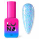 LunaMoon Tutti Frutti Base 18 13ml - Azzurro Candy Glitter